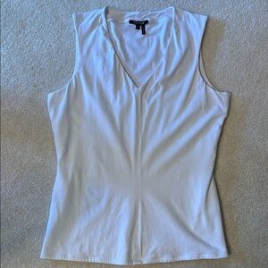 Nic + Zoe  White Fitted Tank top